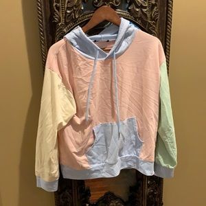 colorblock hoodie